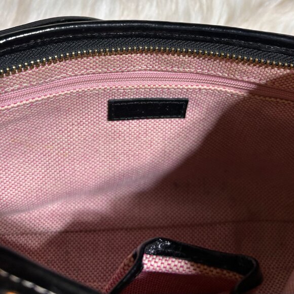 Dooney & Bourke Small Black Patent Leather Bag #H-6 - Picture 7 of 7